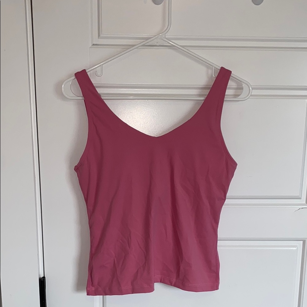 Women's Pink Sleeveless Top